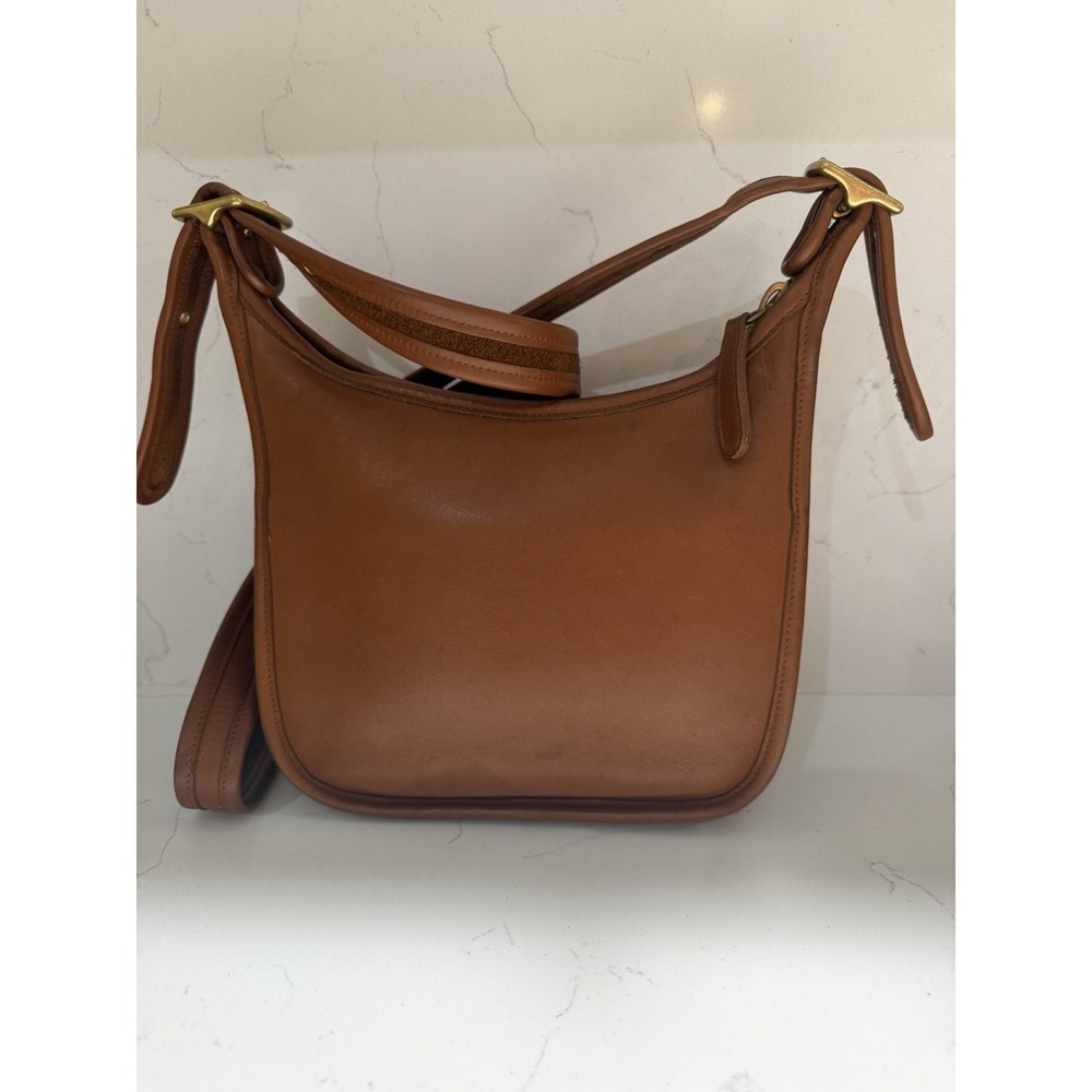 Vintage COACH 9950 Camel Brown Leather Shoulder Bag Janice Legacy  Glove-Tanned